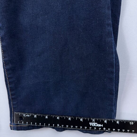 New York Company Curvy Bootcut Jeans Womens Size 18 Tall Mid Rise Blue - Picture 11 of 13
